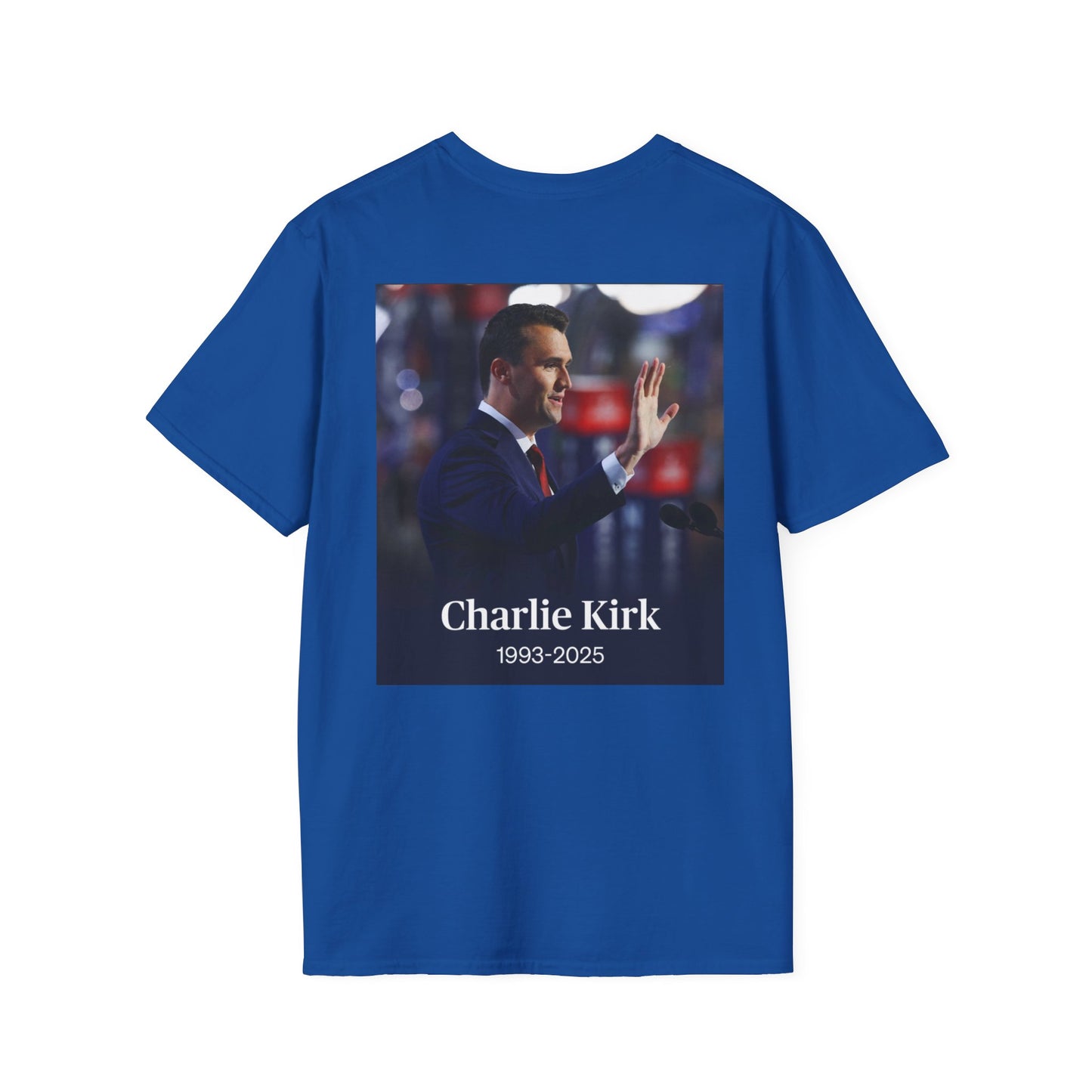 Tribute T-Shirt for Charlie Kirk, Memorial Tee, Unisex Graphic Shirt, Freedom's Voice Shirt, Inspirational Apparel, Commemorative Fashion