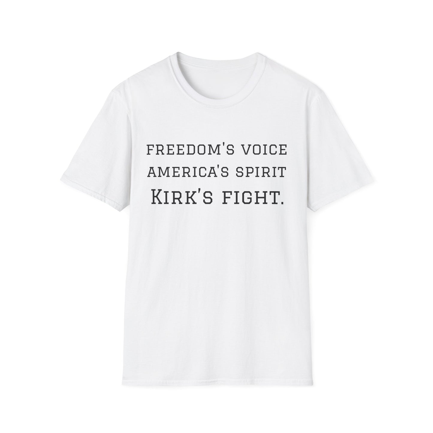 Tribute T-Shirt for Charlie Kirk, Memorial Tee, Unisex Graphic Shirt, Freedom's Voice Shirt, Inspirational Apparel, Commemorative Fashion