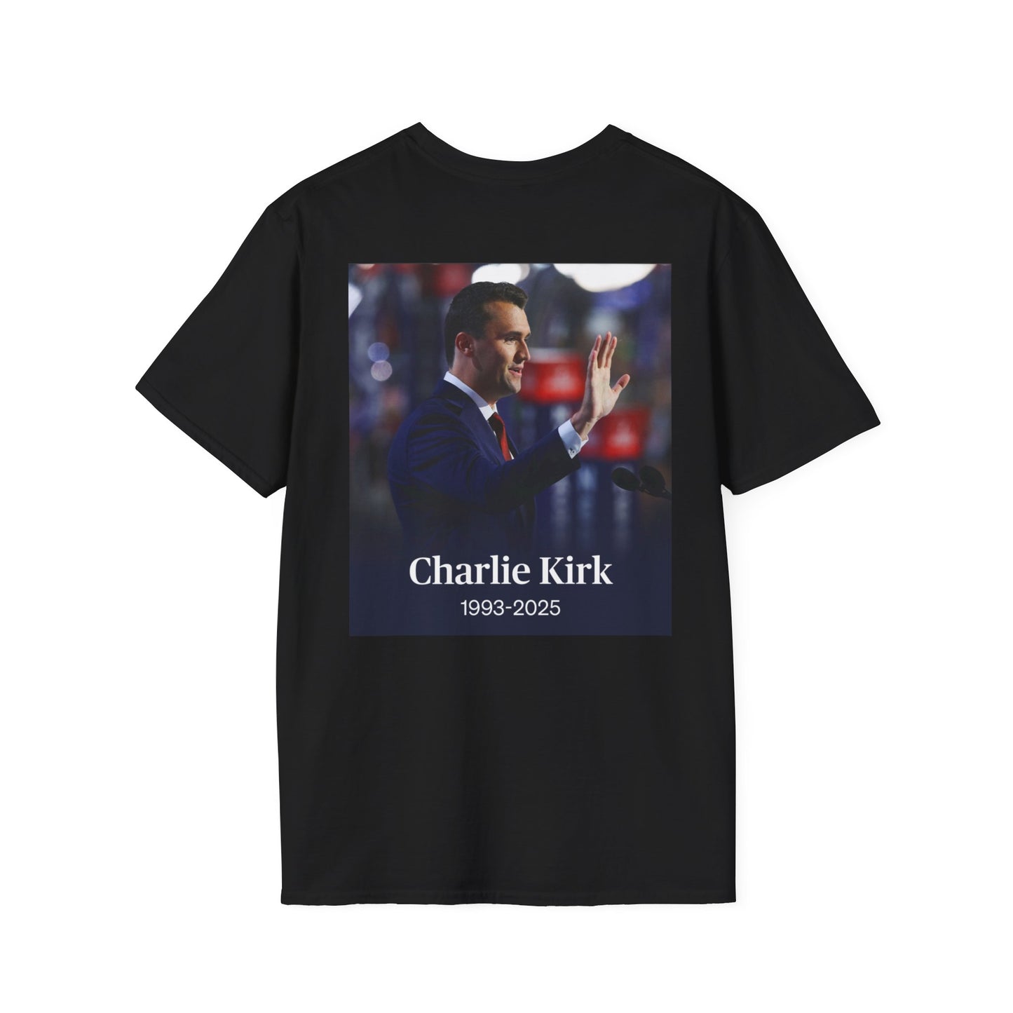 Tribute T-Shirt for Charlie Kirk, Memorial Tee, Unisex Graphic Shirt, Freedom's Voice Shirt, Inspirational Apparel, Commemorative Fashion