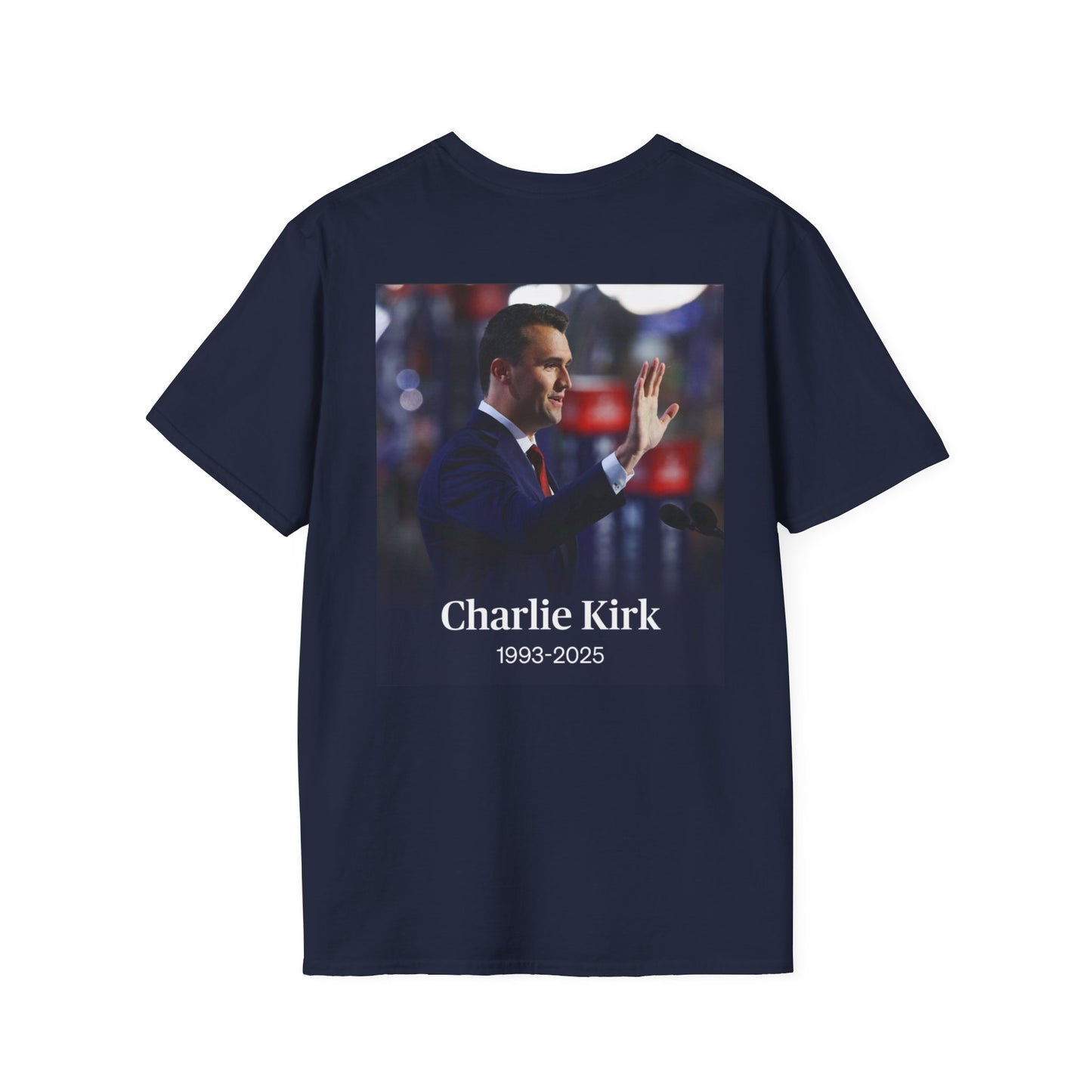 Tribute T-Shirt for Charlie Kirk, Memorial Tee, Unisex Graphic Shirt, Freedom's Voice Shirt, Inspirational Apparel, Commemorative Fashion